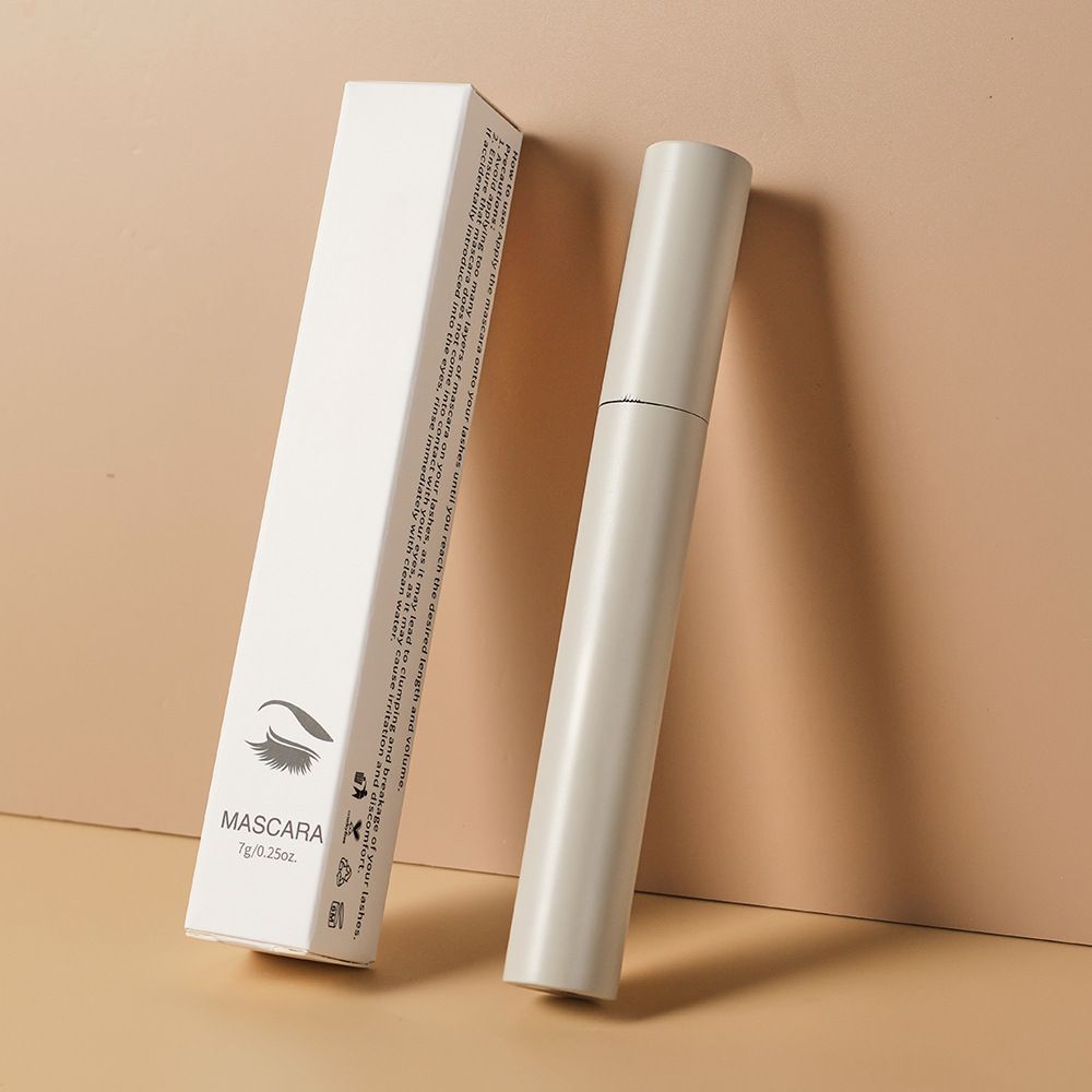 cosmetic label thick and curled non-dyed mascara with waterproof and lengthening properties