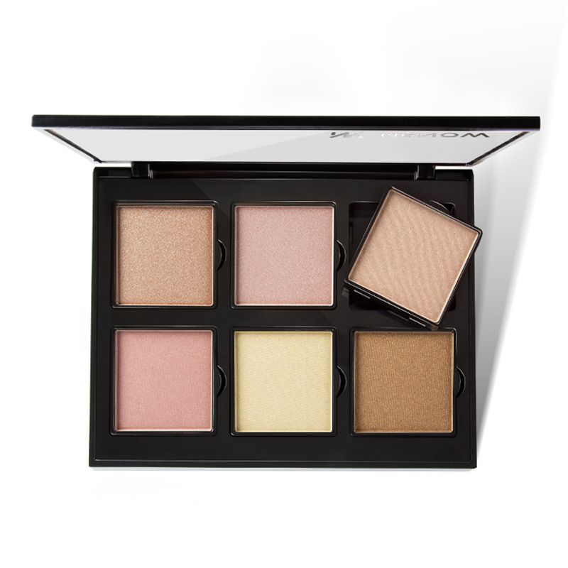 Batch of matte bright color eye shadow pearlescent makeup disc eye shadow disc foreign trade high-gloss facifying powder multi-color eye shadow disc processing