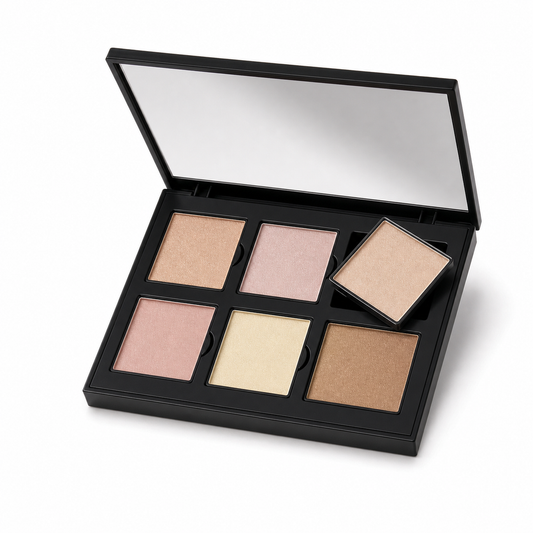 Batch of matte bright color eye shadow pearlescent makeup disc eye shadow disc foreign trade high-gloss facifying powder multi-color eye shadow disc processing