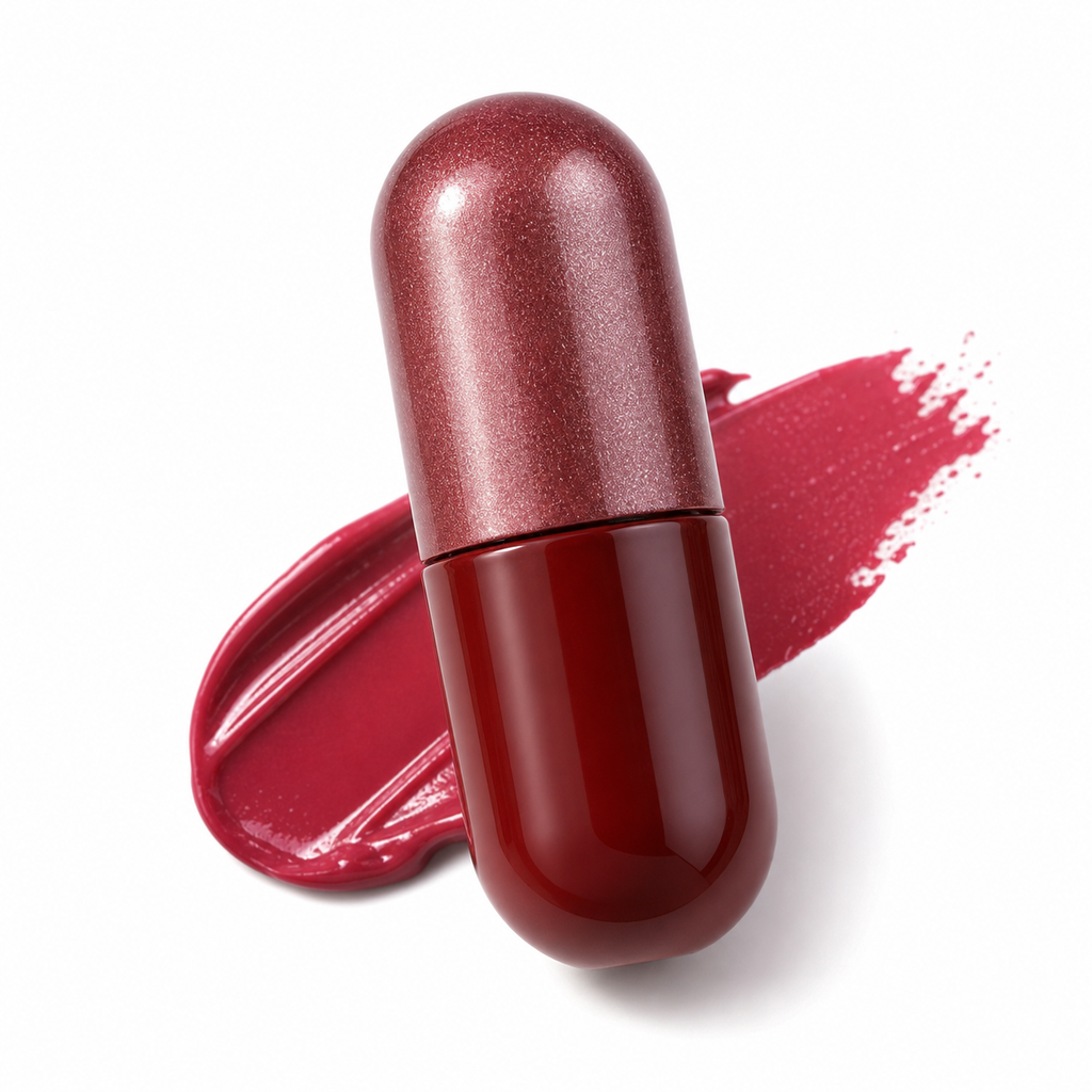 High Pigment Moisturizing Lip Gloss Liquid Glitter Mini Capsule Lipstick
