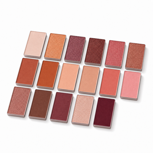 DIY Mix & Match Single Eyeshadow Pan Set Multi-Tone Custom Eye Shadow Kit