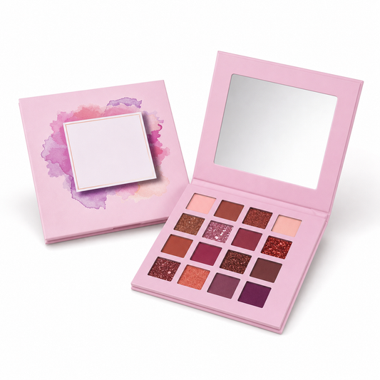16 Shades Multi Finish Eyeshadow Palette Waterproof High Pigment Eye Makeup
