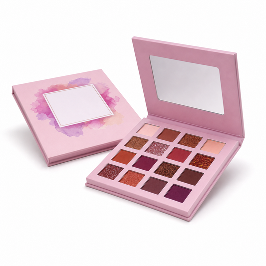 16 Shades Multi Finish Eyeshadow Palette Waterproof High Pigment Eye Makeup