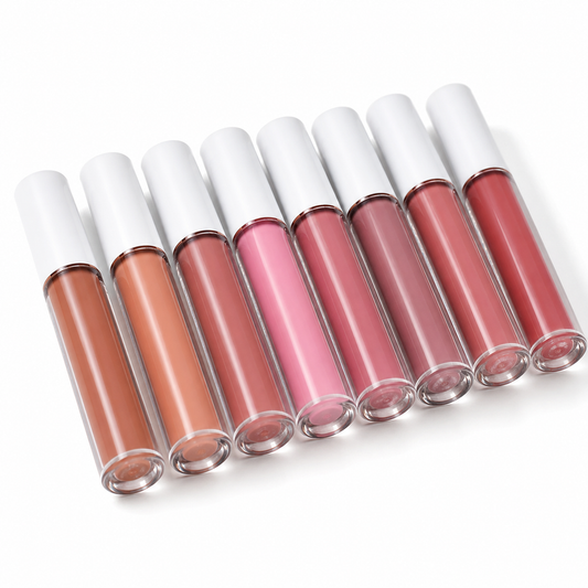 8 Colors Sunscreen Matte Lip Gloss Set Waterproof Kiss-proof Lip Kit