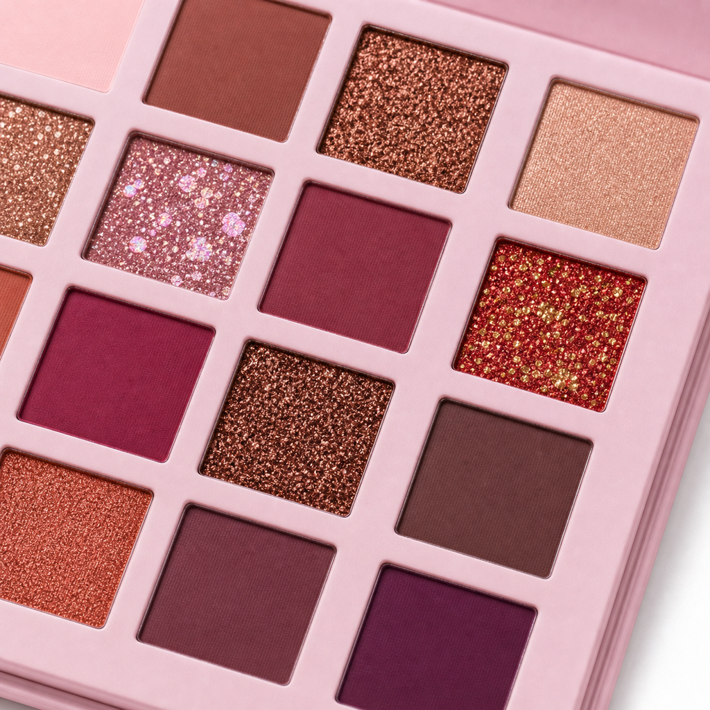 16 Shades Multi Finish Eyeshadow Palette Waterproof High Pigment Eye Makeup
