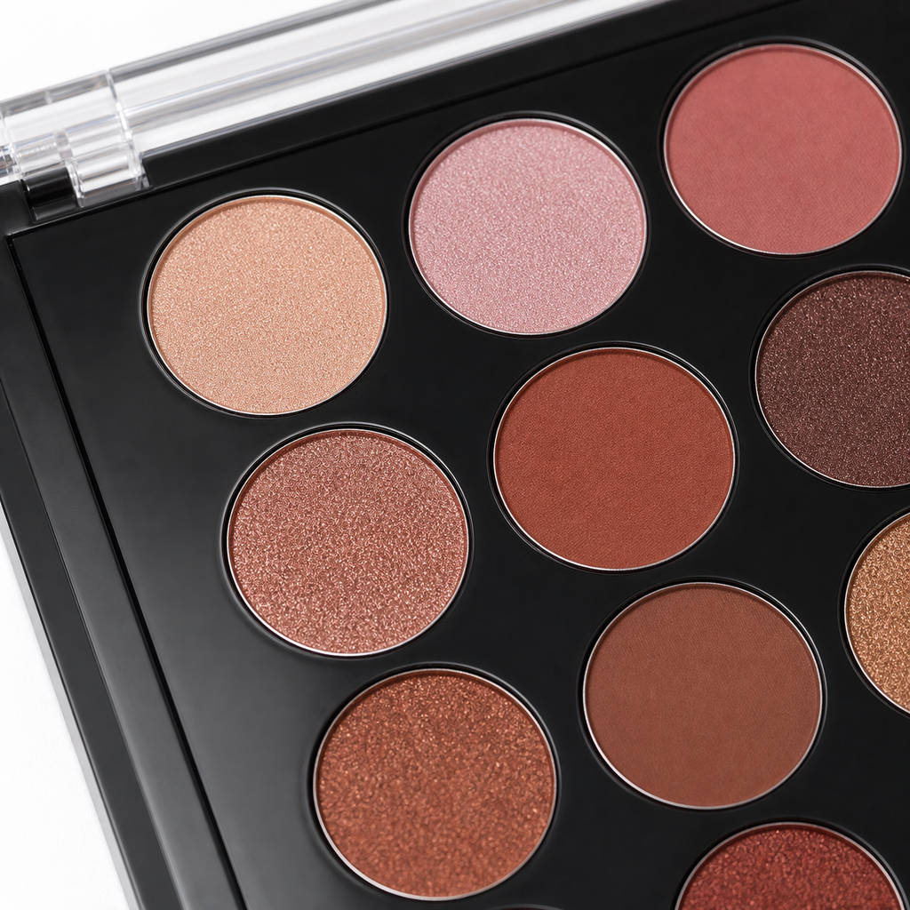 Multi-Shade Long Wear Blendable Powder Eyeshadow Palette