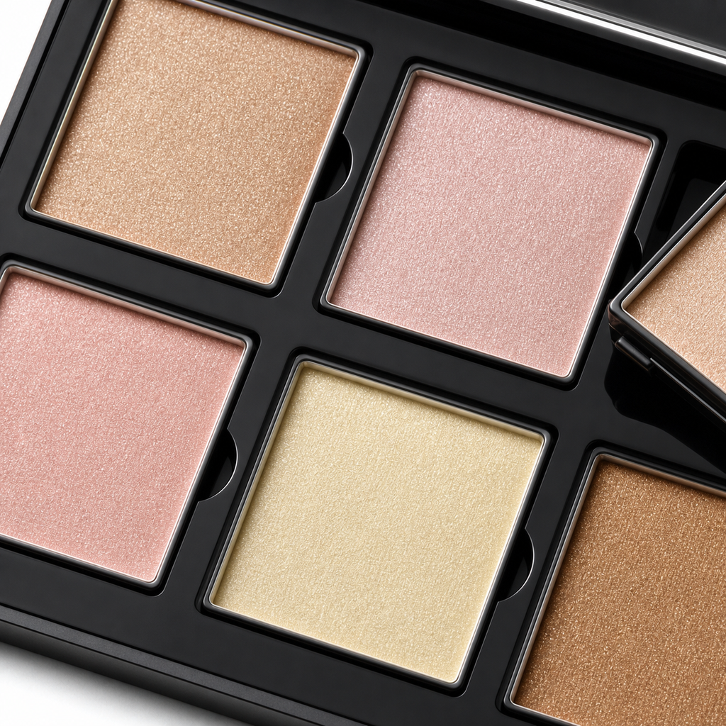 Batch of matte bright color eye shadow pearlescent makeup disc eye shadow disc foreign trade high-gloss facifying powder multi-color eye shadow disc processing