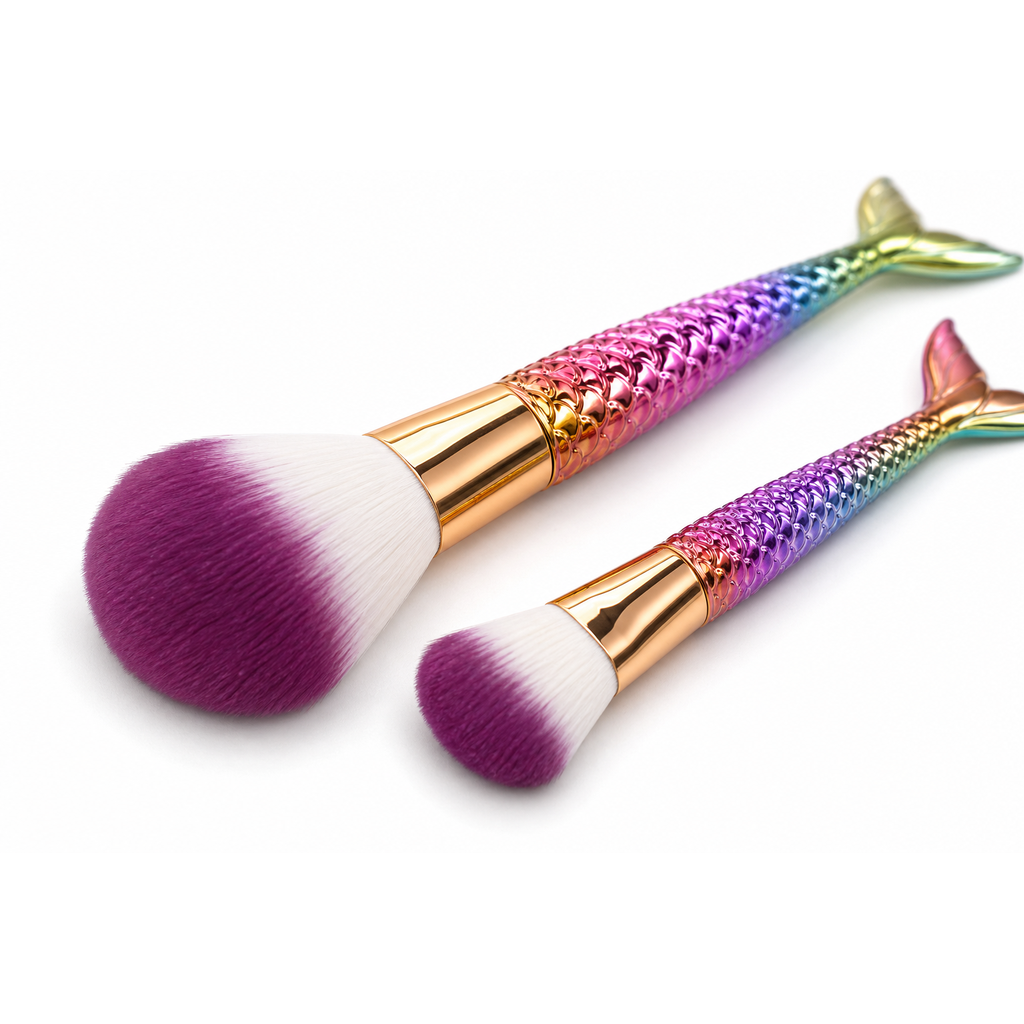 Makeup Mermaid Eye Makeup Brush Cosmetic Eyeshadow Eyeliner Blending Pencil Makeup Brush Tool Kit