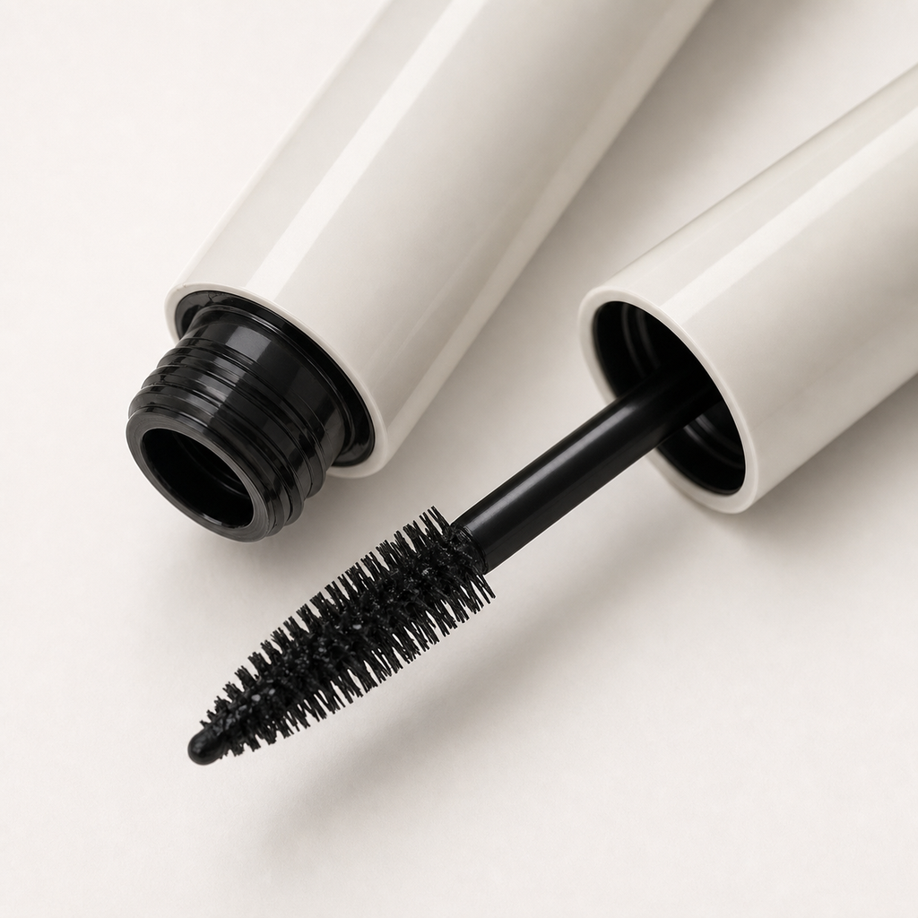 cosmetic label thick and curled non-dyed mascara with waterproof and lengthening properties