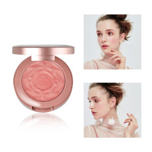 Face Blusher Powder Rouge Makeup Cheek Blusher Powder Minerals Palettes Blusher Brush Palette Cream Natural Blush