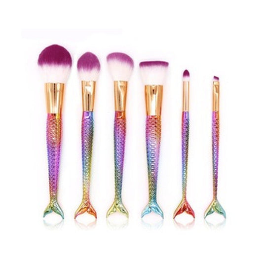 Makeup Mermaid Eye Makeup Brush Cosmetic Eyeshadow Eyeliner Blending Pencil Makeup Brush Tool Kit